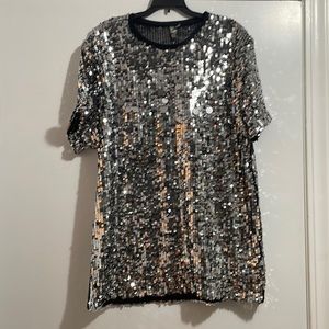 ASOS sequin dress L NWOT